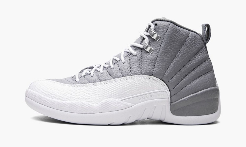 Nike Air Jordan 12 \'Stealth\' Schoenen Heren Wit Grijs Nederland | 501974-UYH