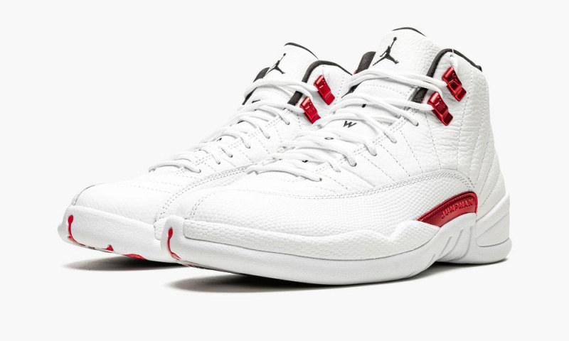 Nike Air Jordan 12 'Twist' Schoenen Heren Wit Rood Zwart Nederland | 630528-NAU
