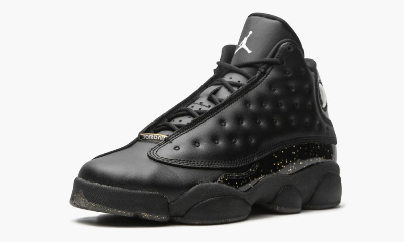Nike Air Jordan 13 GS 'Gold Glitter' Schoenen Kinderen Zwart Metal Goud Nederland | 452309-RDU