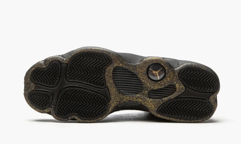 Nike Air Jordan 13 GS 'Gold Glitter' Schoenen Kinderen Zwart Metal Goud Nederland | 452309-RDU