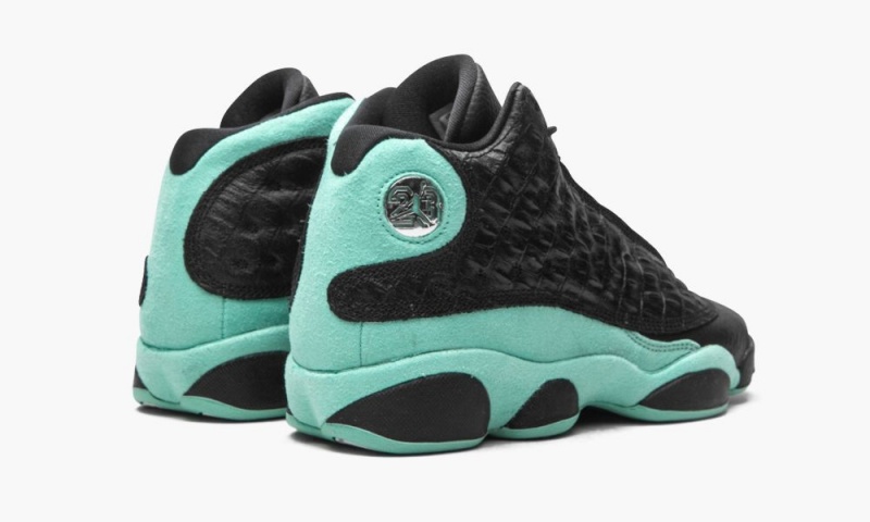 Nike Air Jordan 13 GS 'Island Green' Schoenen Kinderen Zwart Metal Zilver Nederland | 495638-HAE