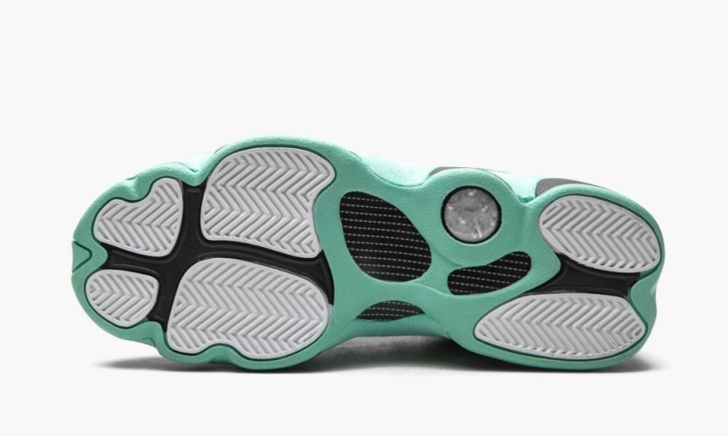 Nike Air Jordan 13 GS 'Island Green' Schoenen Kinderen Zwart Metal Zilver Nederland | 495638-HAE