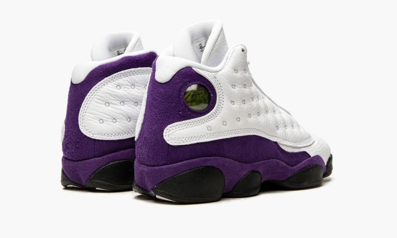 Nike Air Jordan 13 GS 'Lakers' Schoenen Kinderen Wit Zwart Paars Nederland | 564328-VMK