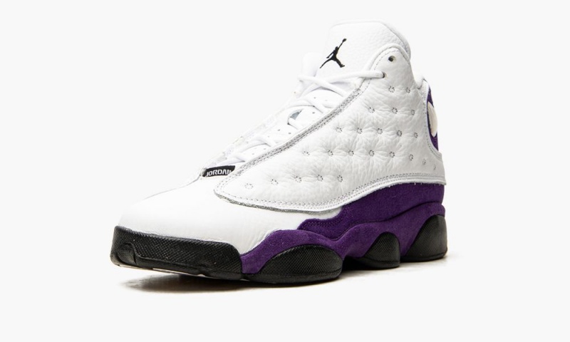 Nike Air Jordan 13 GS 'Lakers' Schoenen Kinderen Wit Zwart Paars Nederland | 564328-VMK