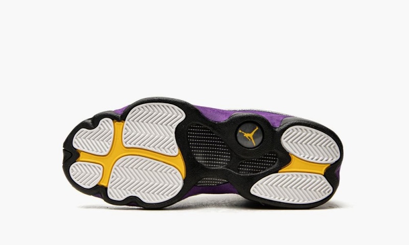 Nike Air Jordan 13 GS 'Lakers' Schoenen Kinderen Wit Zwart Paars Nederland | 564328-VMK