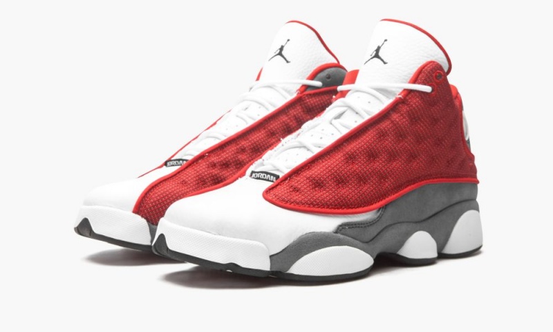 Nike Air Jordan 13 GS 'Red Flint' Schoenen Kinderen Rood Grijs Wit Zwart Nederland | 067249-IGY