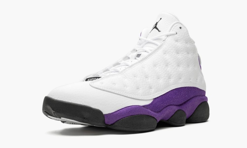 Nike Air Jordan 13 'Lakers' Schoenen Heren Wit Zwart Paars Goud Nederland | 756921-RWO
