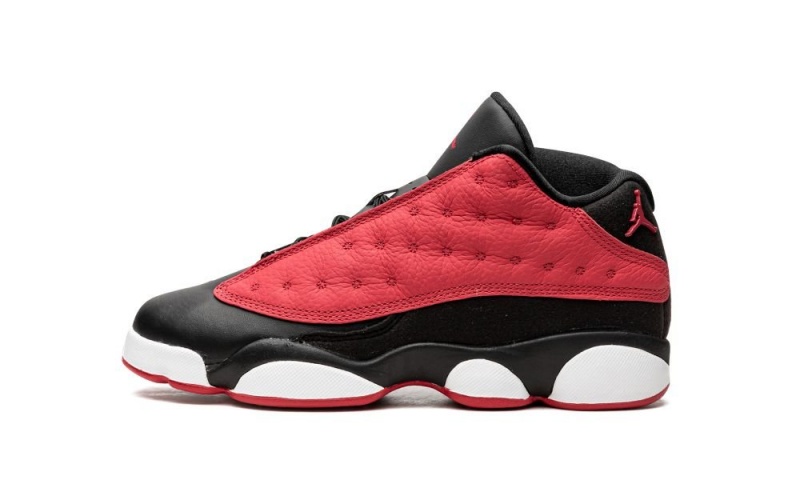 Nike Air Jordan 13 Low GS 'Very Berry' Schoenen Kinderen Zwart Wit Rood Nederland | 956023-FWH