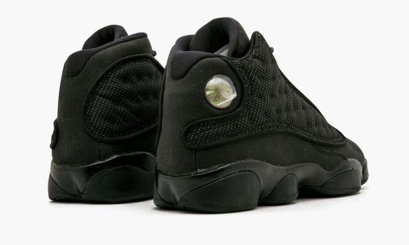 Nike Air Jordan 13 Retro BG 'Black Cat' Schoenen Kinderen Zwart Zwart Donkergrijs Nederland | 495703-QFK