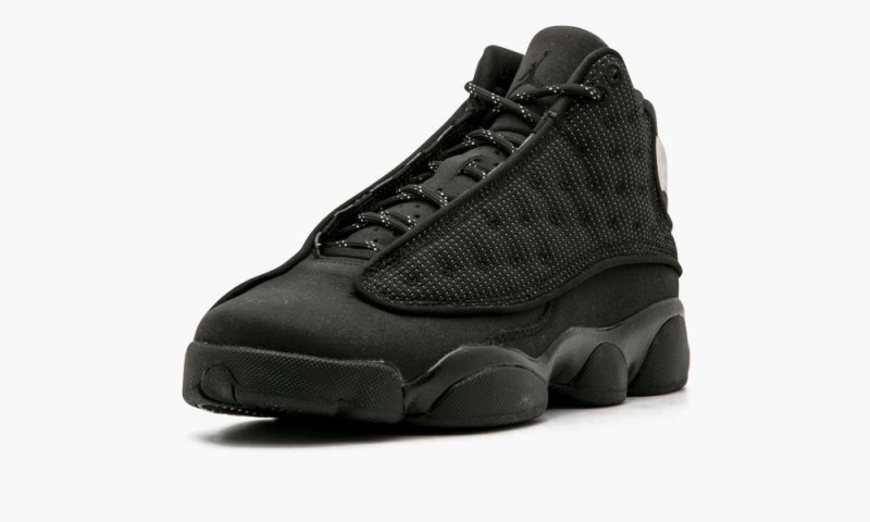 Nike Air Jordan 13 Retro BG 'Black Cat' Schoenen Kinderen Zwart Zwart Donkergrijs Nederland | 495703-QFK