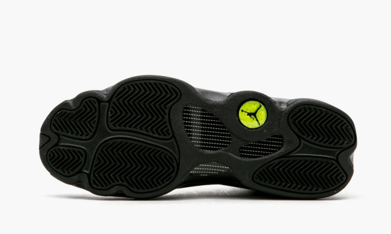 Nike Air Jordan 13 Retro BG 'Black Cat' Schoenen Kinderen Zwart Zwart Donkergrijs Nederland | 495703-QFK