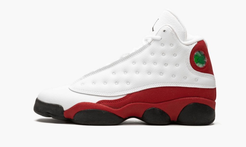Nike Air Jordan 13 Retro BG \'Chicago\' Schoenen Kinderen Wit Zwart Rood Nederland | 150792-DZT
