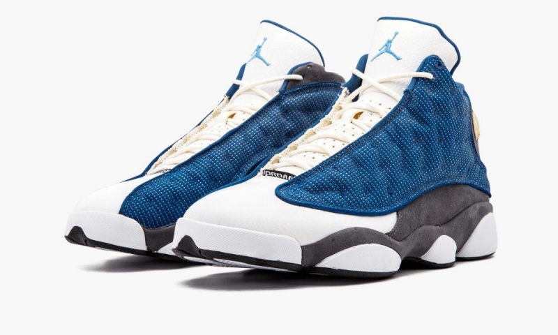 Nike Air Jordan 13 Retro 'Flint' Schoenen Heren Wit Blauw Nederland | 421873-MSJ
