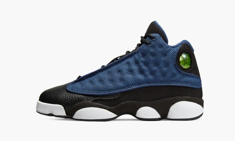 Nike Air Jordan 13 Retro GS 'Brave Blue' Schoenen Kinderen Donkerblauw Zwart Wit Nederland | 741029-IYB