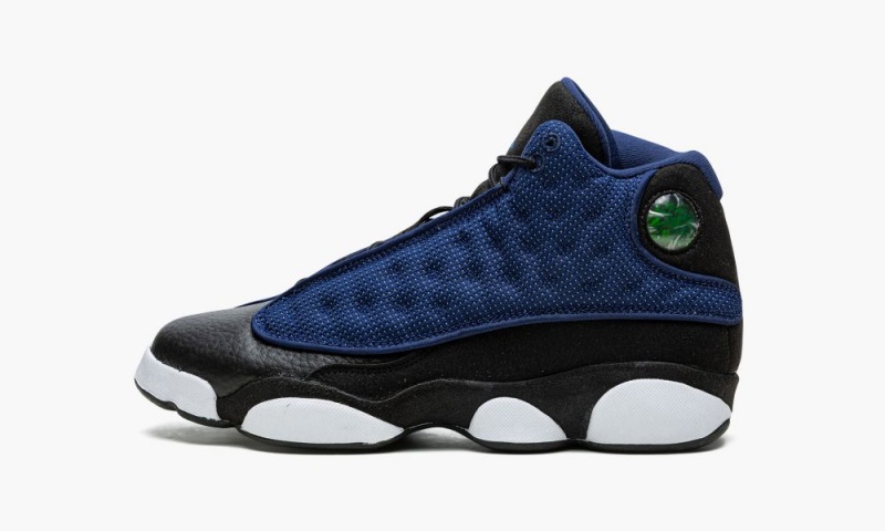 Nike Air Jordan 13 Retro GS 'Brave Blue' Schoenen Kinderen Donkerblauw Zwart Wit Nederland | 741029-IYB