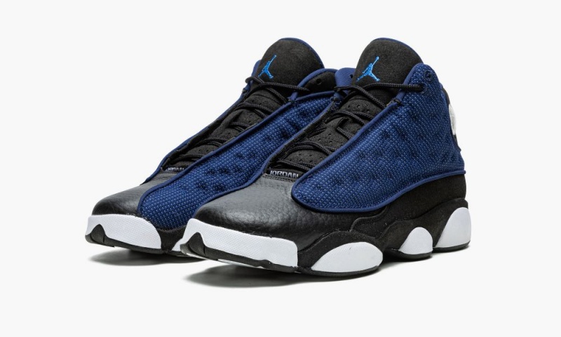 Nike Air Jordan 13 Retro GS 'Brave Blue' Schoenen Kinderen Donkerblauw Zwart Wit Nederland | 741029-IYB