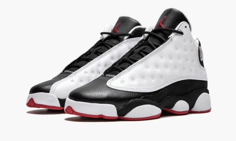 Nike Air Jordan 13 Retro GS 'He Got Game' Schoenen Kinderen Wit Zwart Rood Nederland | 654732-XVQ