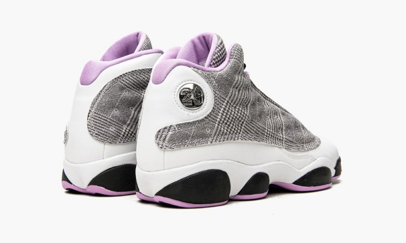 Nike Air Jordan 13 Retro GS 'Houndstooth' Schoenen Kinderen Wit Zwart Paars Metal Nederland | 285613-VJA