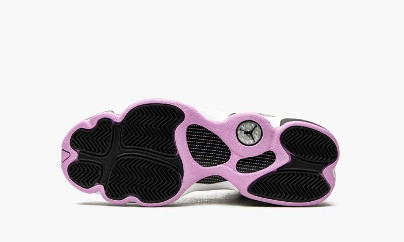 Nike Air Jordan 13 Retro GS 'Houndstooth' Schoenen Kinderen Wit Zwart Paars Metal Nederland | 285613-VJA