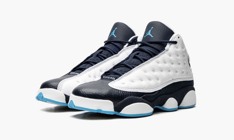 Nike Air Jordan 13 Retro GS 'Obsidian' Schoenen Kinderen Wit Donkerblauw Gekleurd Nederland | 792016-RUW