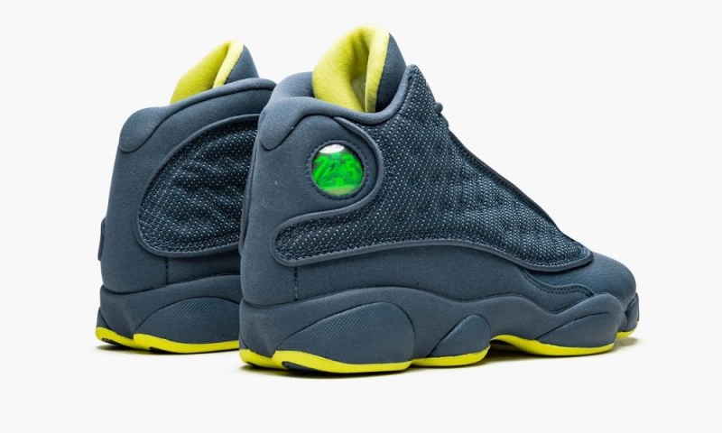 Nike Air Jordan 13 Retro (GS) 'Squadron Blue' Schoenen Kinderen Blauw Geel Nederland | 853217-QXZ