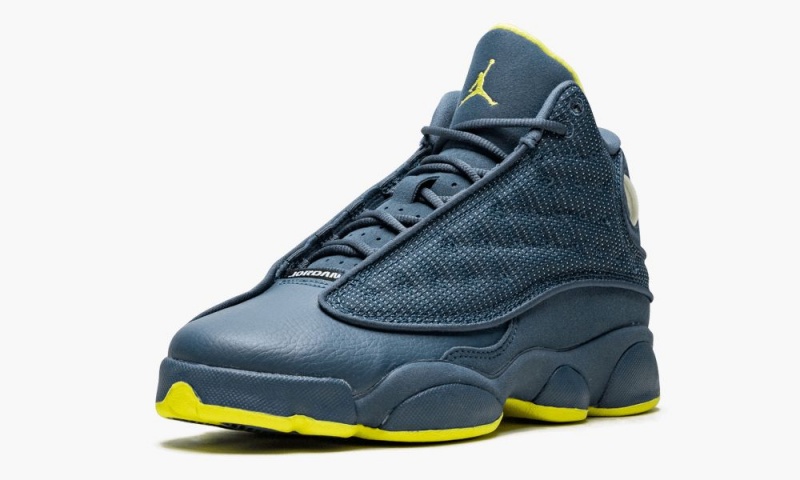 Nike Air Jordan 13 Retro (GS) 'Squadron Blue' Schoenen Kinderen Blauw Geel Nederland | 853217-QXZ