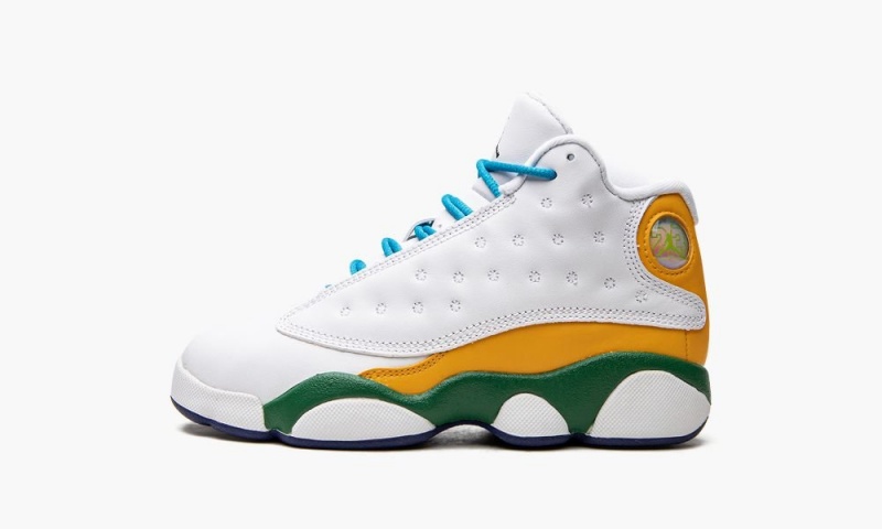 Nike Air Jordan 13 Retro KSA (PS) Schoenen Kinderen Wit Zwart Paars Nederland | 927843-VWJ