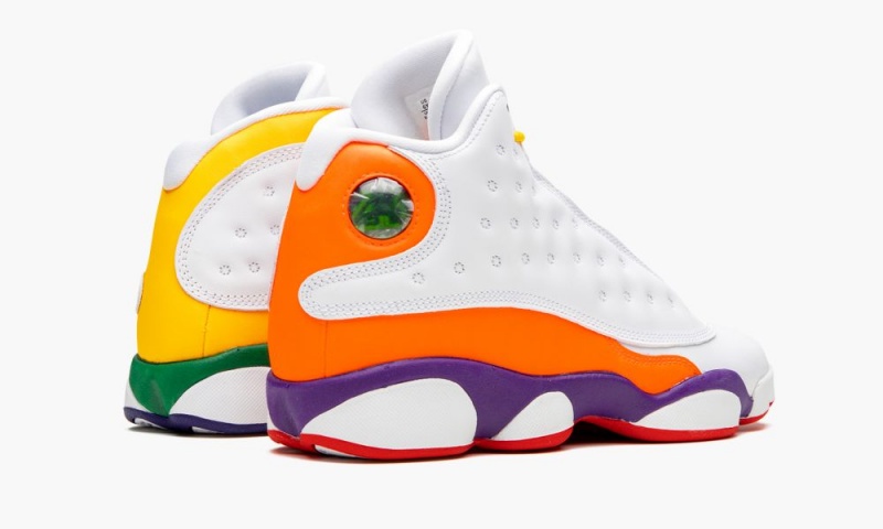 Nike Air Jordan 13 Retro KSA 'Playground' Schoenen Kinderen Wit Zwart Oranje Nederland | 483509-UXV