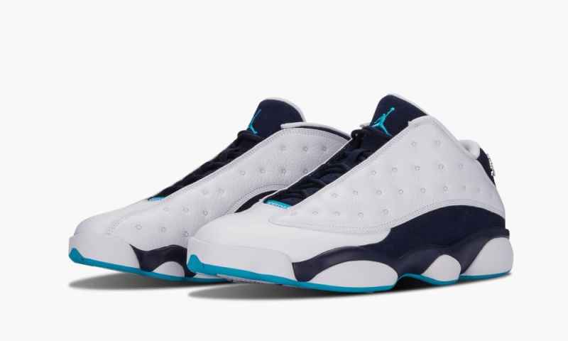 Nike Air Jordan 13 Retro Low 'Hornets' Schoenen Heren Wit Blauw Nederland | 634598-AIH