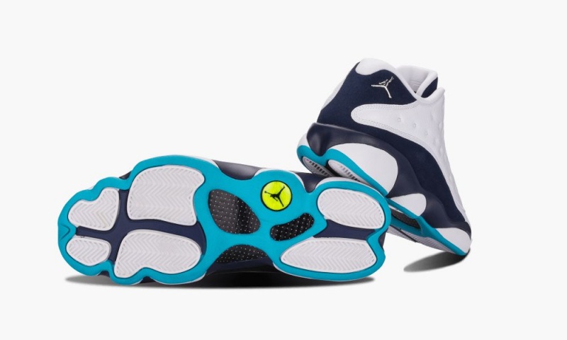 Nike Air Jordan 13 Retro Low 'Hornets' Schoenen Heren Wit Blauw Nederland | 634598-AIH