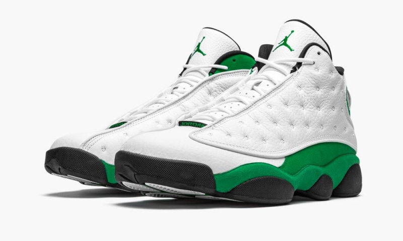 Nike Air Jordan 13 Retro 'Lucky Green' Schoenen Heren Wit Zwart Groen Nederland | 624891-LVN