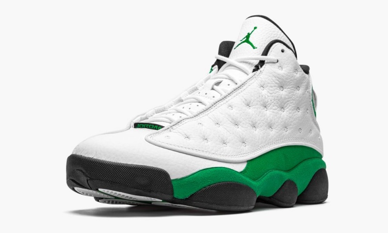 Nike Air Jordan 13 Retro 'Lucky Green' Schoenen Heren Wit Zwart Groen Nederland | 624891-LVN