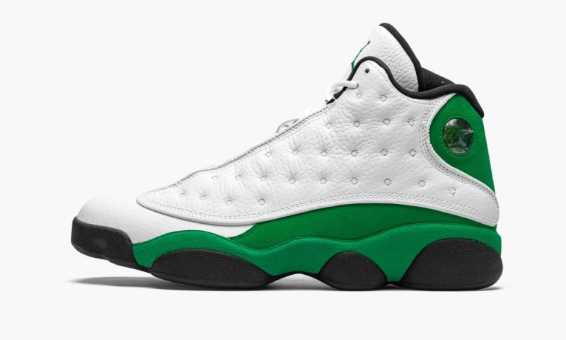 Nike Air Jordan 13 Retro \'Lucky Green\' Schoenen Heren Wit Zwart Groen Nederland | 624891-LVN