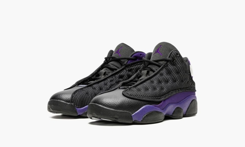 Nike Air Jordan 13 Retro PS 'Court Purple' Schoenen Kinderen Zwart Paars Wit Nederland | 589602-VZA