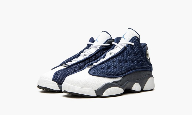Nike Air Jordan 13 Retro PS 'Flint 2020' Schoenen Kinderen Donkerblauw Grijs Wit Nederland | 498076-NEA