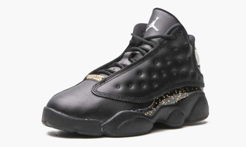 Nike Air Jordan 13 Retro PS 'Gold Glitter' Schoenen Kinderen Zwart Metal Goud Nederland | 801745-QGE