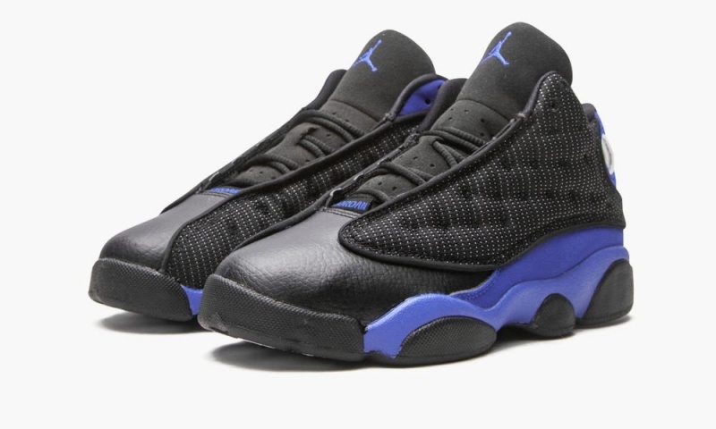 Nike Air Jordan 13 Retro PS 'Hyper Royal' Schoenen Kinderen Zwart Wit Koningsblauw Nederland | 137249-JUZ