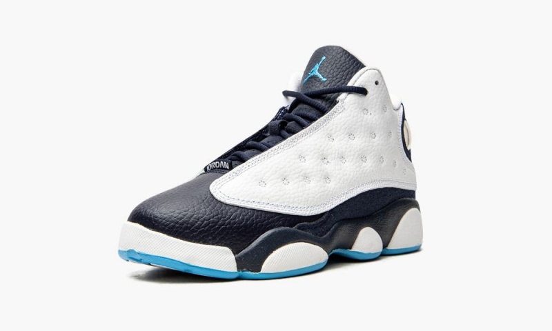 Nike Air Jordan 13 Retro PS 'Obsidian' Schoenen Kinderen Wit Obsidian Donker Nederland | 915362-XYJ