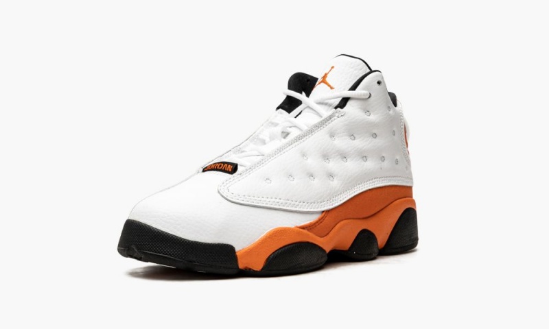 Nike Air Jordan 13 Retro PS 'Starfish' Schoenen Kinderen Wit Zwart Oranje Nederland | 035186-MCG
