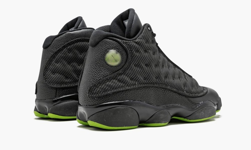 Nike Air Jordan 13 Retro Schoenen Heren Zwart Groen Nederland | 640213-CLE