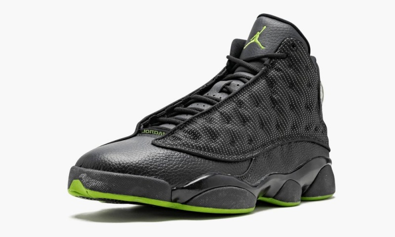 Nike Air Jordan 13 Retro Schoenen Heren Zwart Groen Nederland | 640213-CLE