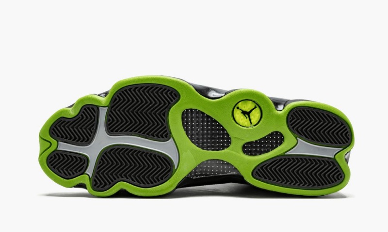 Nike Air Jordan 13 Retro Schoenen Heren Zwart Groen Nederland | 640213-CLE