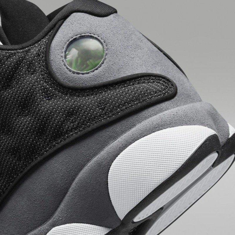 Nike Air Jordan 13 Retro Schoenen Heren Zwart Grijs Wit Rood Nederland | 057286-HIS
