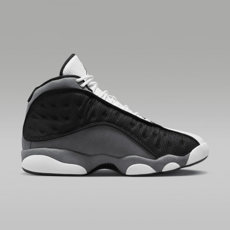 Nike Air Jordan 13 Retro Schoenen Heren Zwart Grijs Wit Rood Nederland | 057286-HIS