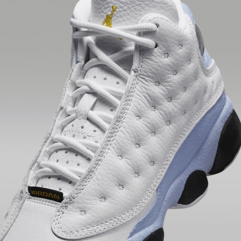 Nike Air Jordan 13 Retro Schoenen Kinderen Wit Paars Nederland | 203974-AOM