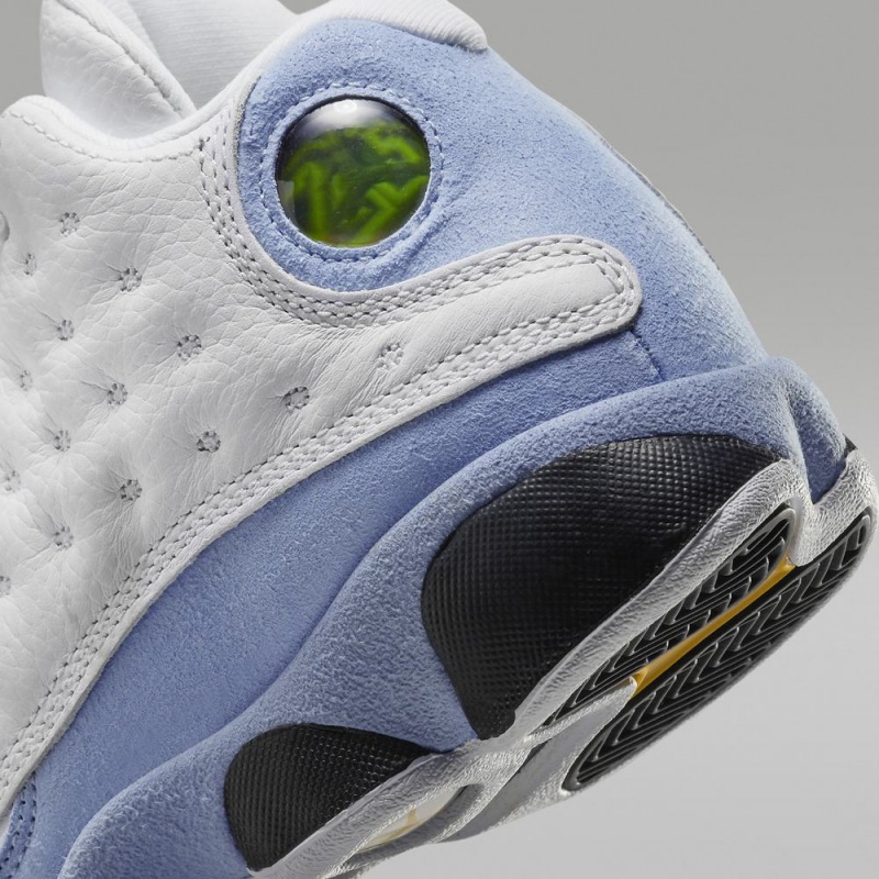 Nike Air Jordan 13 Retro Schoenen Kinderen Wit Paars Nederland | 203974-AOM