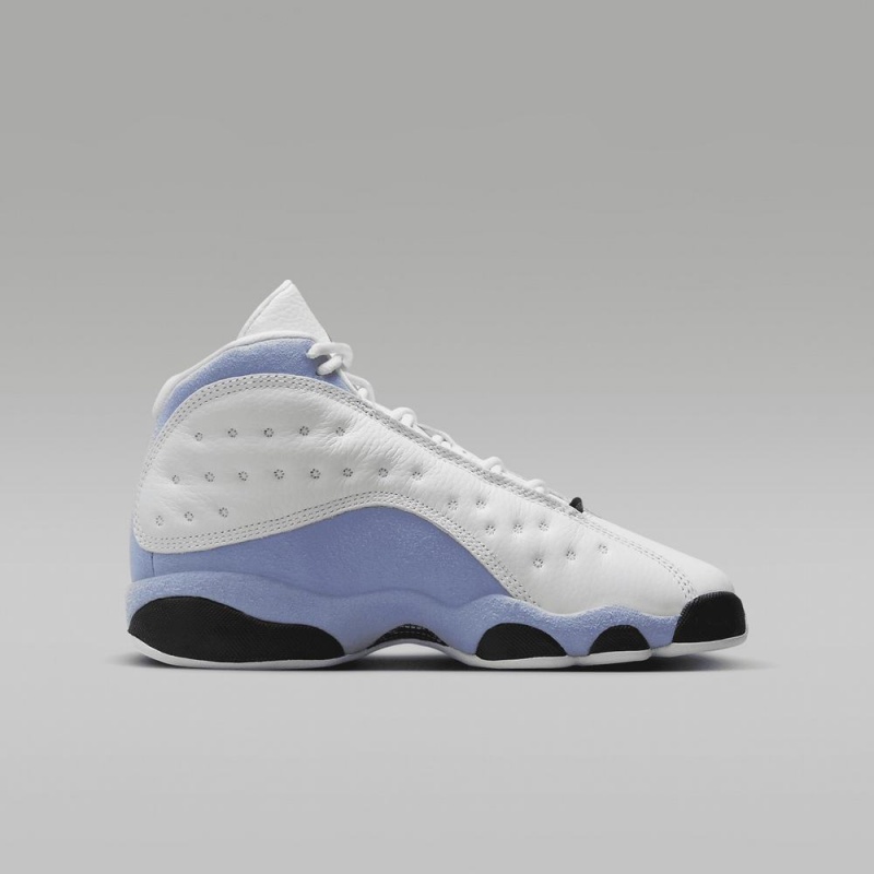 Nike Air Jordan 13 Retro Schoenen Kinderen Wit Paars Nederland | 203974-AOM