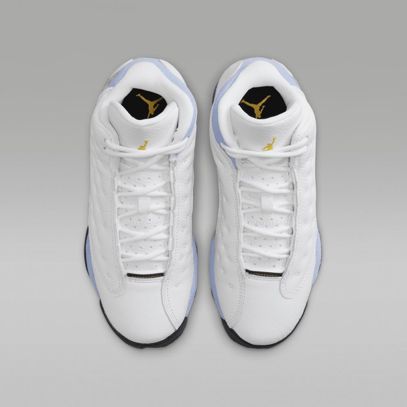 Nike Air Jordan 13 Retro Schoenen Kinderen Wit Paars Nederland | 203974-AOM