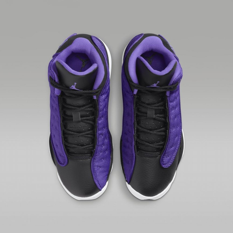 Nike Air Jordan 13 Retro Schoenen Kinderen Paars Zwart Nederland | 683125-HCU