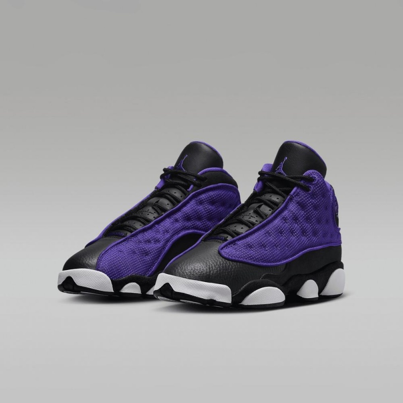 Nike Air Jordan 13 Retro Schoenen Kinderen Paars Zwart Nederland | 683125-HCU